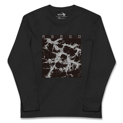 【朝来（兵庫県）】地図柄ロングスリーブTシャツ
