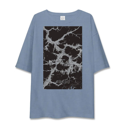 【朝来（兵庫県）】地図柄ビッグシルエットTシャツ
