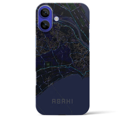 【旭（千葉県）】地図柄iPhoneケース（バックカバータイプ）