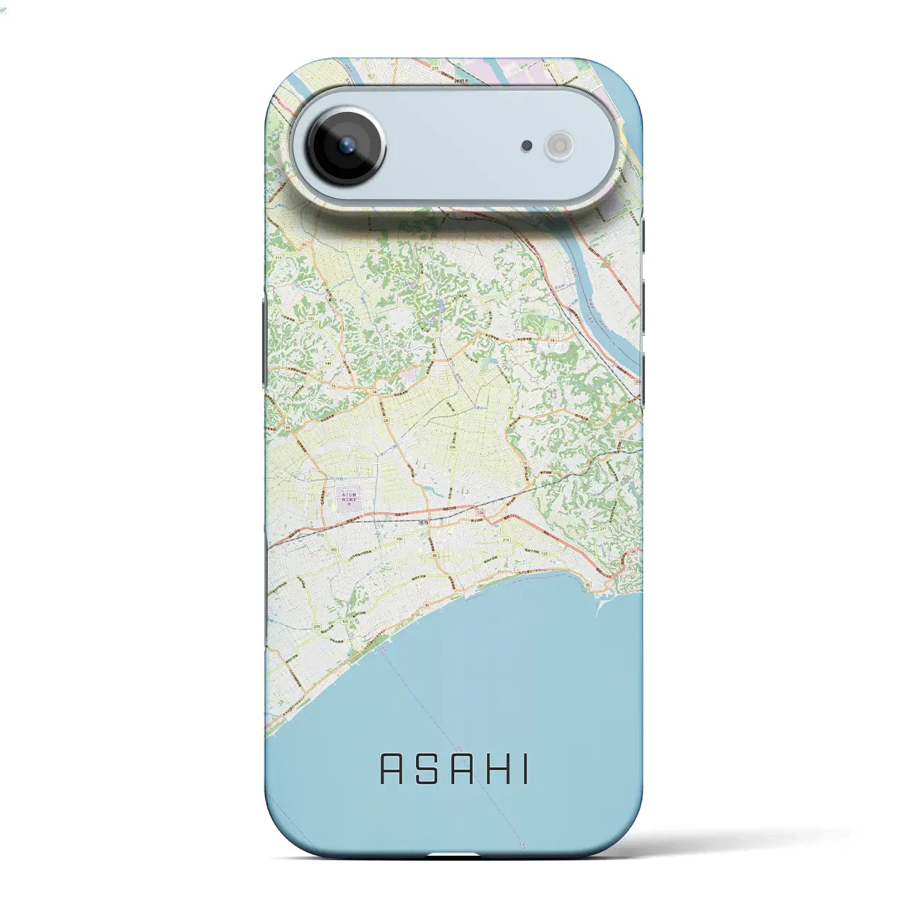 【旭（千葉県）】地図柄iPhoneケース（バックカバータイプ）