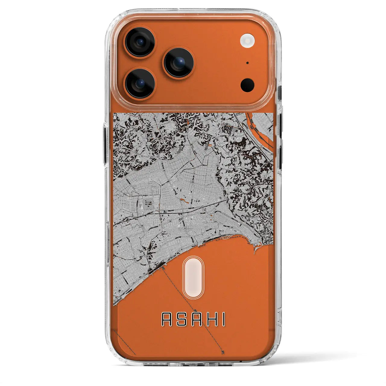 【旭（千葉県）】地図柄iPhoneケース（MagSafeタイプ）