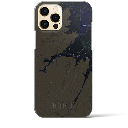 【朝日（長野県）】地図柄iPhoneケース（バックカバータイプ）