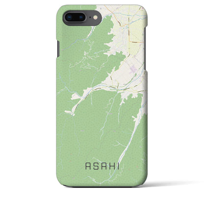 【朝日（長野県）】地図柄iPhoneケース（バックカバータイプ）