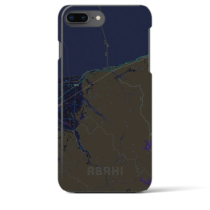 【朝日（富山県）】地図柄iPhoneケース（バックカバータイプ）