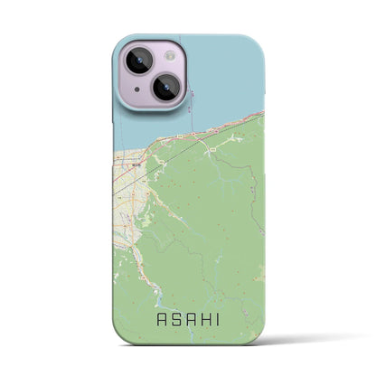 【朝日（富山県）】地図柄iPhoneケース（バックカバータイプ）