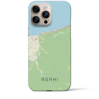 【朝日（富山県）】地図柄iPhoneケース（バックカバータイプ）