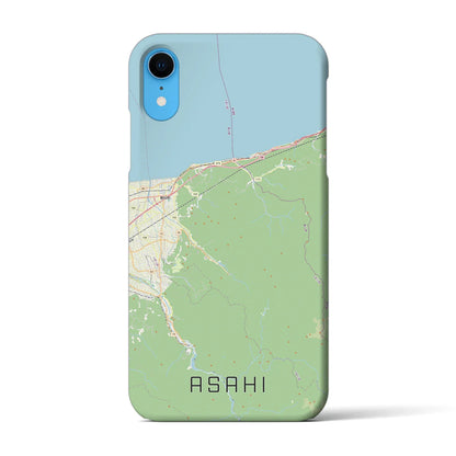 【朝日（富山県）】地図柄iPhoneケース（バックカバータイプ）