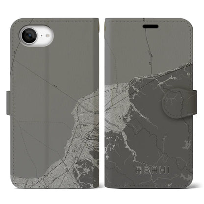 【朝日（富山県）】地図柄iPhoneケース（手帳タイプ）
