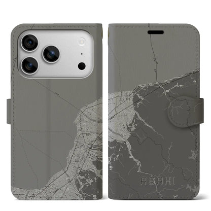 【朝日（富山県）】地図柄iPhoneケース（手帳タイプ）