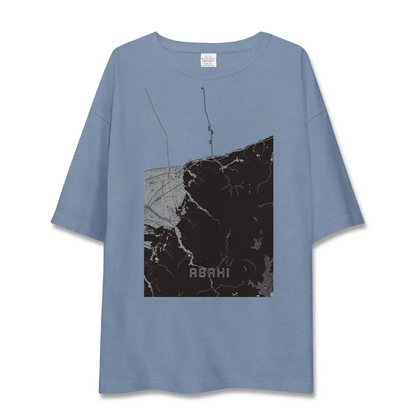 【朝日（富山県）】地図柄ビッグシルエットTシャツ