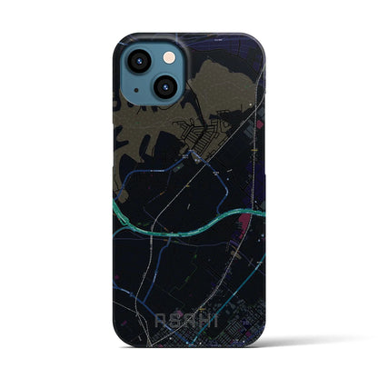 【朝日（三重県）】地図柄iPhoneケース（バックカバータイプ）