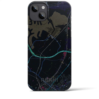 【朝日（三重県）】地図柄iPhoneケース（バックカバータイプ）