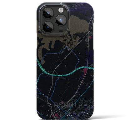 【朝日（三重県）】地図柄iPhoneケース（バックカバータイプ）