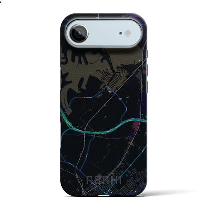 【朝日（三重県）】地図柄iPhoneケース（バックカバータイプ）