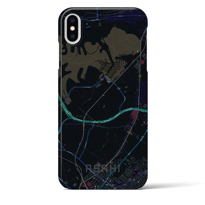 【朝日（三重県）】地図柄iPhoneケース（バックカバータイプ）