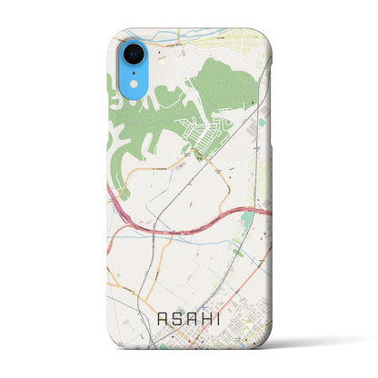 【朝日（三重県）】地図柄iPhoneケース（バックカバータイプ）