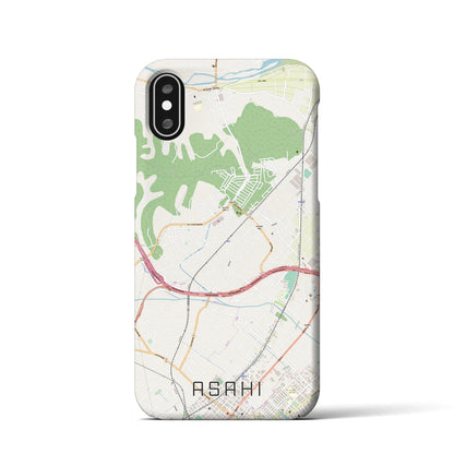 【朝日（三重県）】地図柄iPhoneケース（バックカバータイプ）