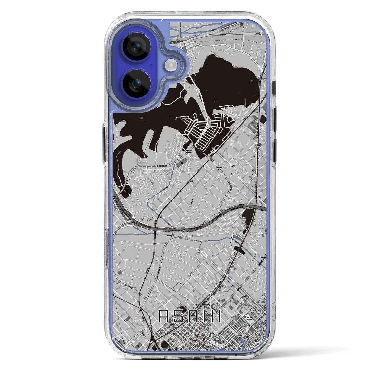 【朝日（三重県）】地図柄iPhoneケース（MagSafeタイプ）