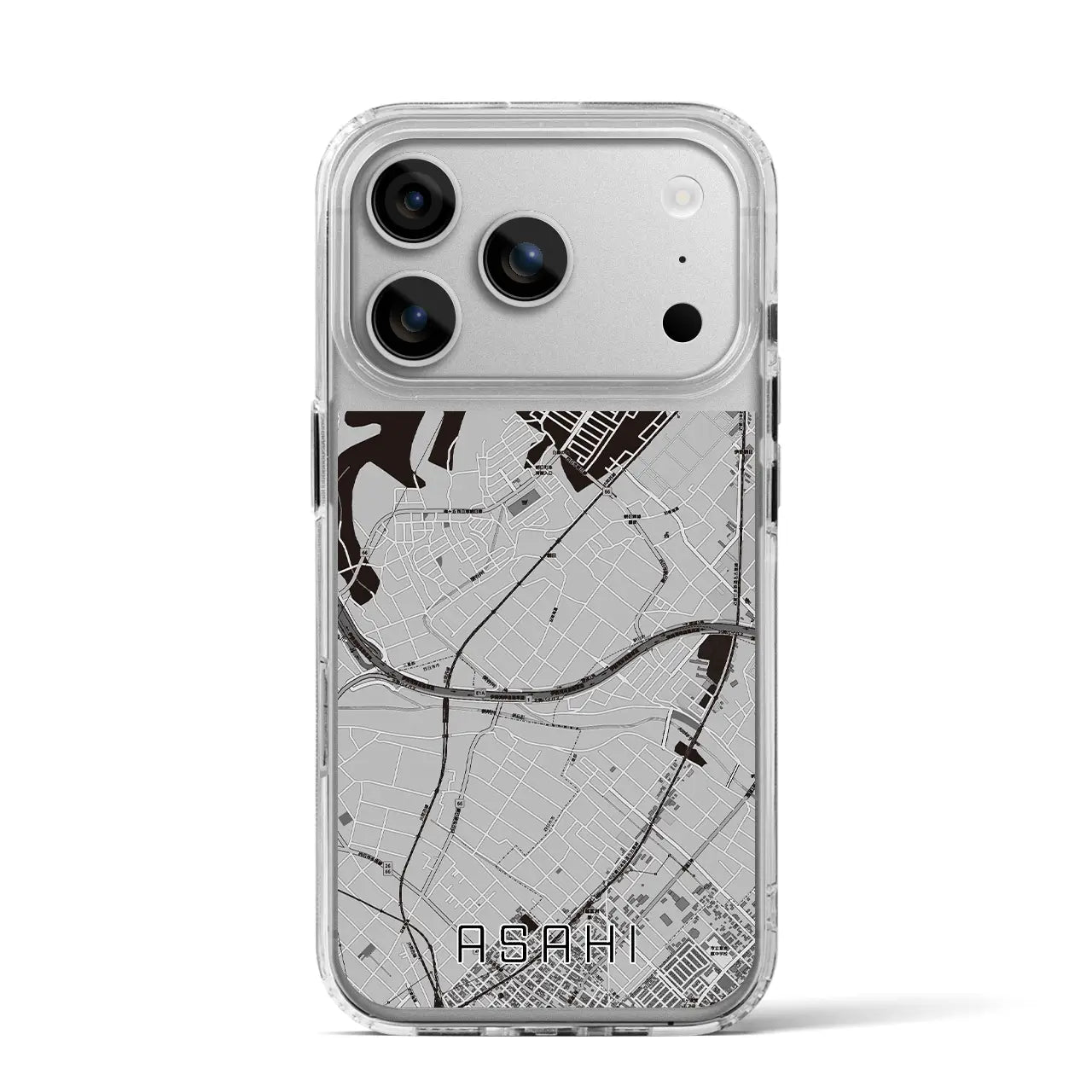 【朝日（三重県）】地図柄iPhoneケース（MagSafeタイプ）