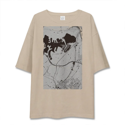 【朝日（三重県）】地図柄ビッグシルエットTシャツ