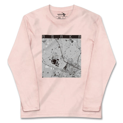 【朝霞（埼玉県）】地図柄ロングスリーブTシャツ