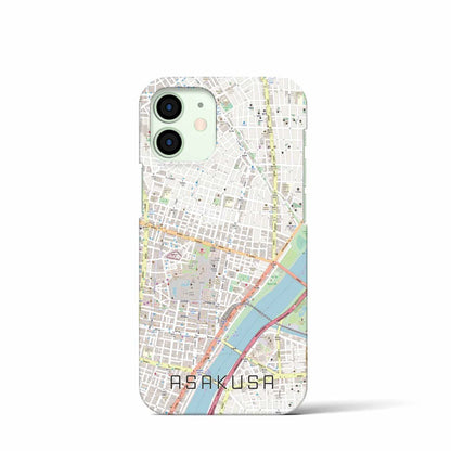 【浅草2（東京都）】地図柄iPhoneケース（バックカバータイプ）