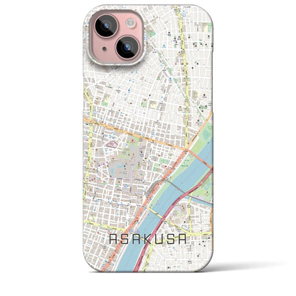 【浅草2（東京都）】地図柄iPhoneケース（バックカバータイプ）