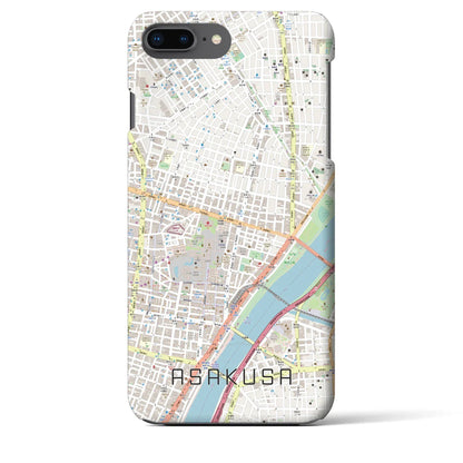 【浅草2（東京都）】地図柄iPhoneケース（バックカバータイプ）