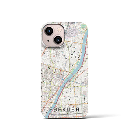 【浅草（東京都）】地図柄iPhoneケース（バックカバータイプ）