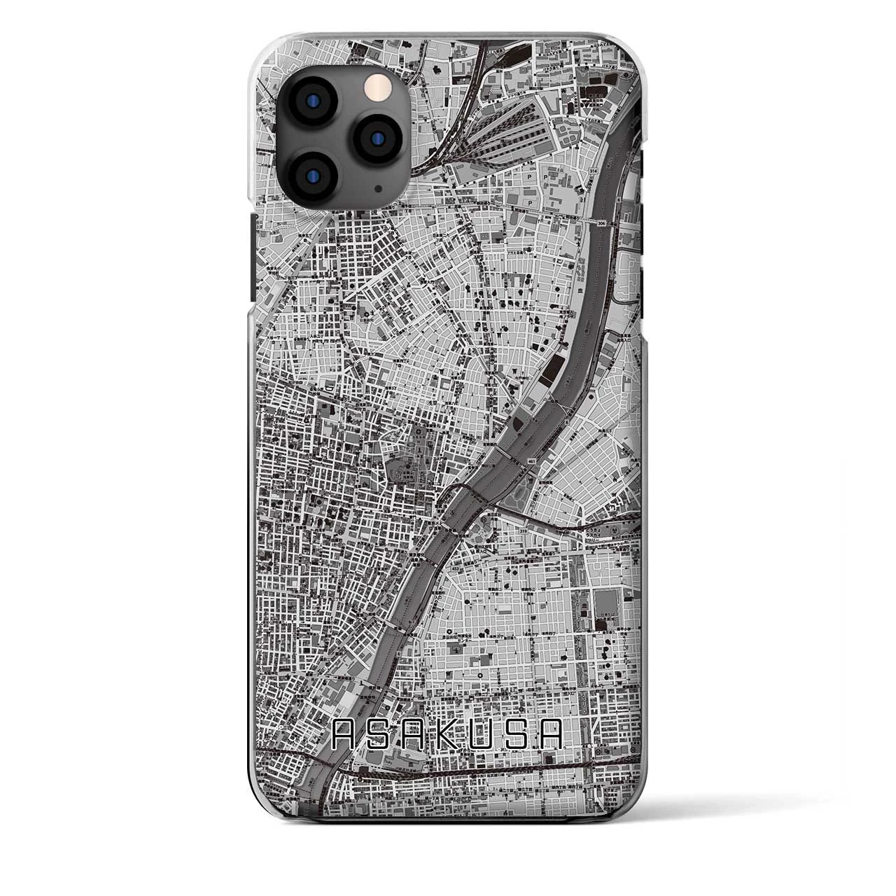 【浅草（東京都）】地図柄iPhoneケース（クリアタイプ）