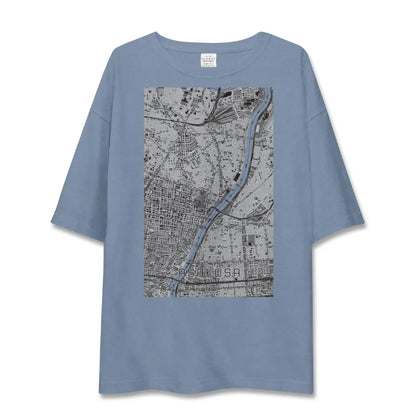 【浅草（東京都）】地図柄ビッグシルエットTシャツ
