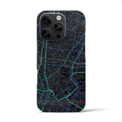 【浅草橋（東京都）】地図柄iPhoneケース（バックカバータイプ）