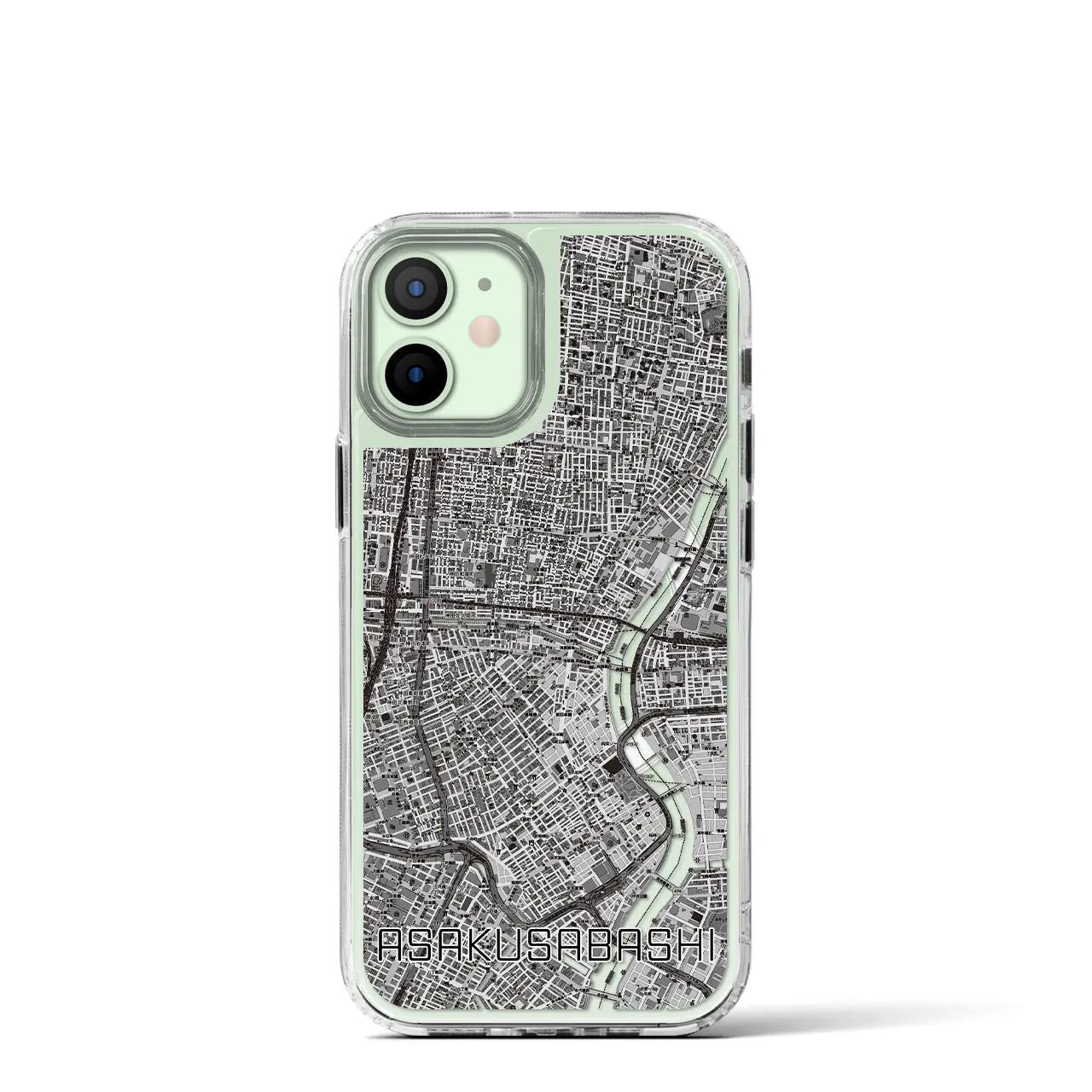 【浅草橋（東京都）】地図柄iPhoneケース（MagSafeタイプ）