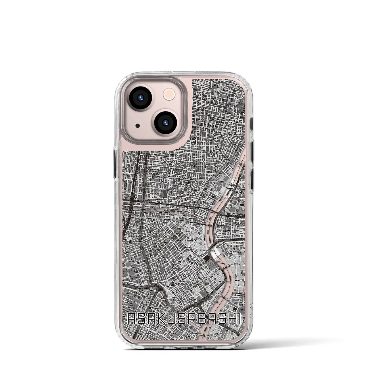 【浅草橋（東京都）】地図柄iPhoneケース（MagSafeタイプ）