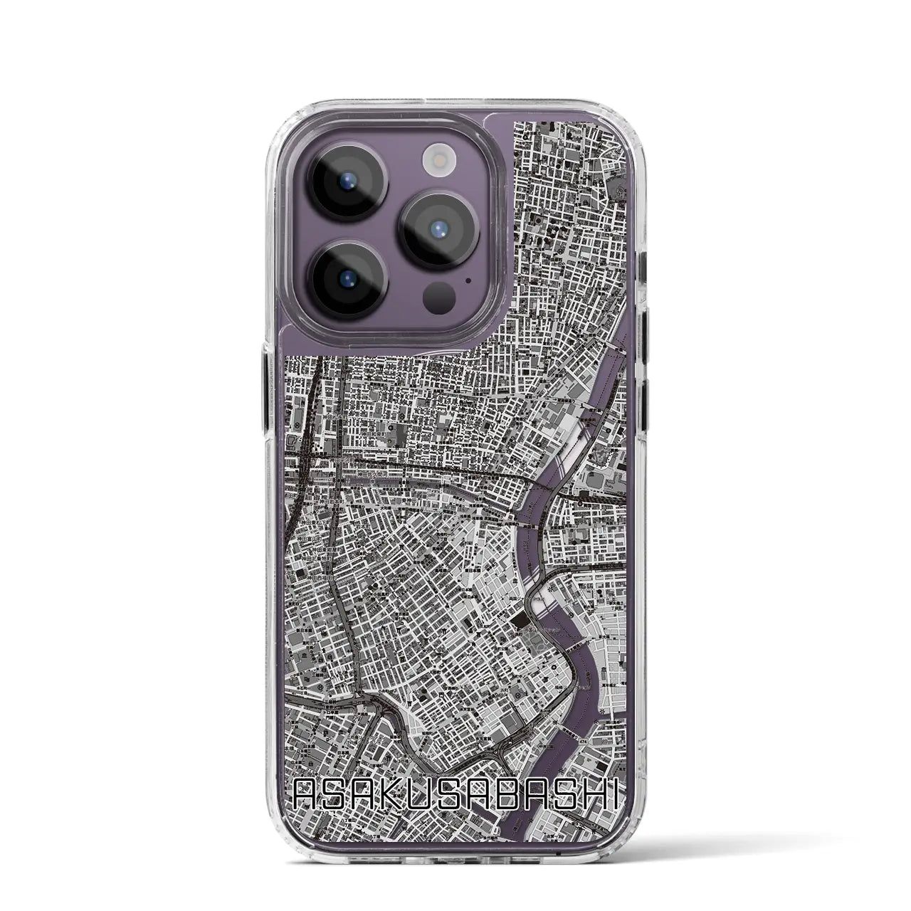 【浅草橋（東京都）】地図柄iPhoneケース（MagSafeタイプ）