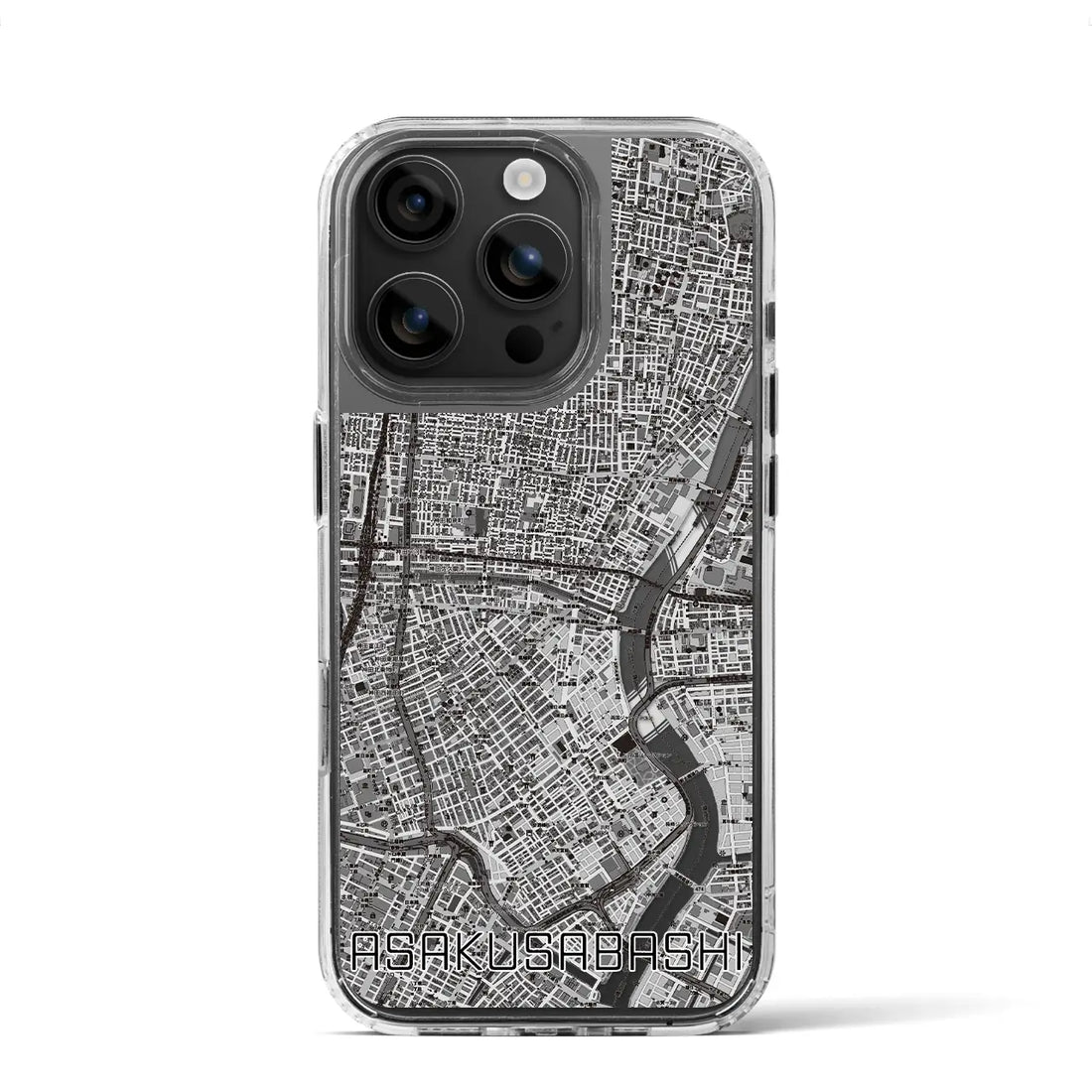 【浅草橋（東京都）】地図柄iPhoneケース（MagSafeタイプ）