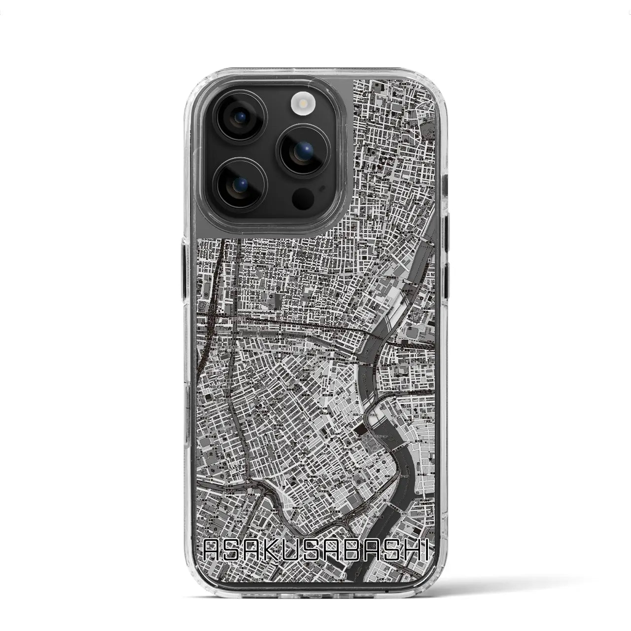 【浅草橋（東京都）】地図柄iPhoneケース（MagSafeタイプ）