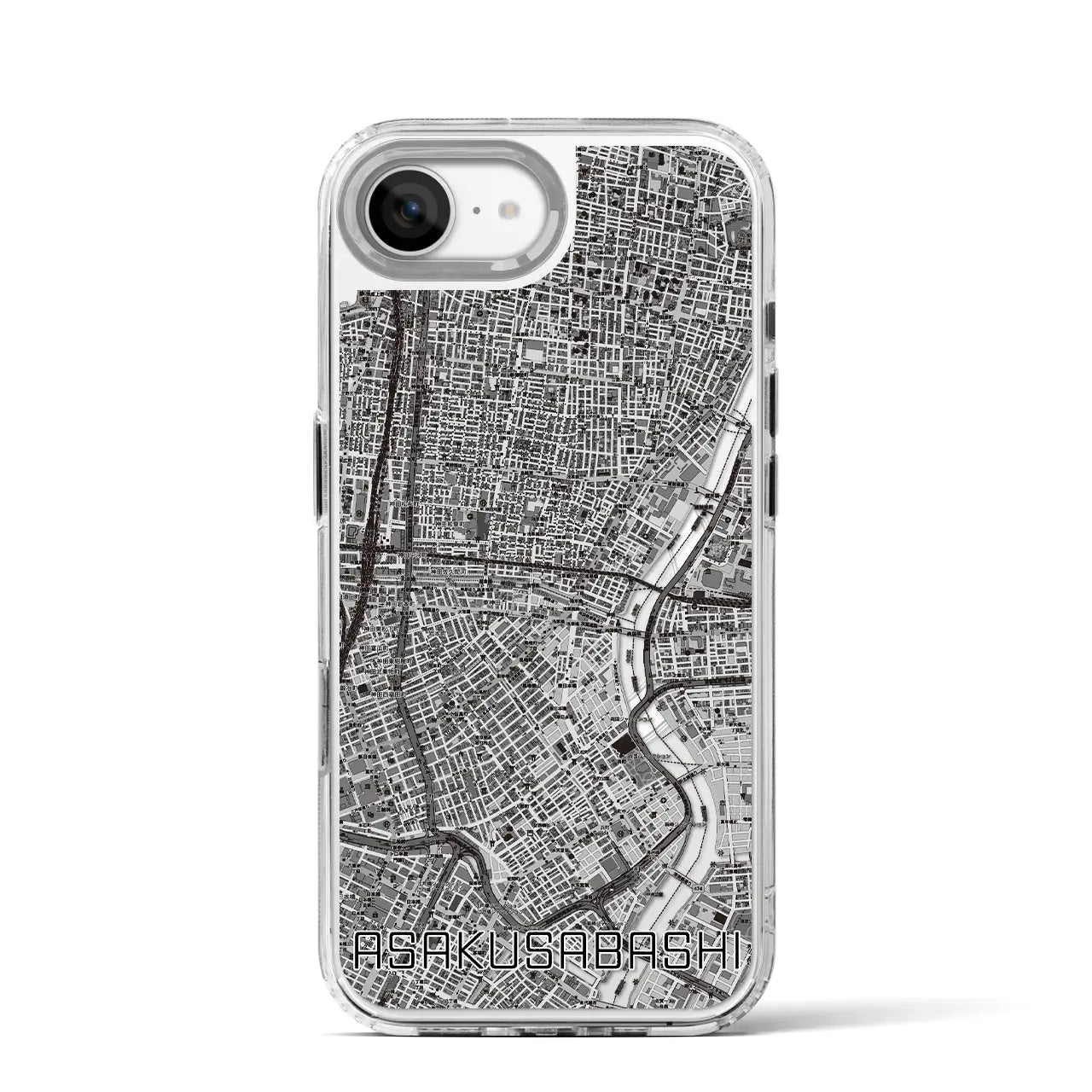 【浅草橋（東京都）】地図柄iPhoneケース（MagSafeタイプ）