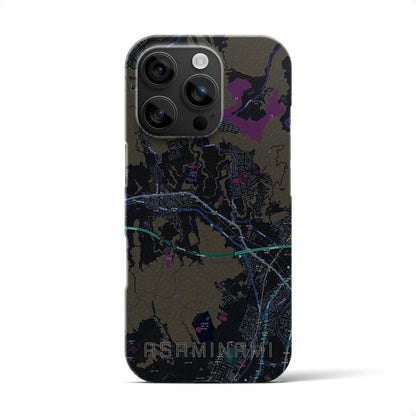 【安佐南（広島県）】地図柄iPhoneケース（バックカバータイプ）