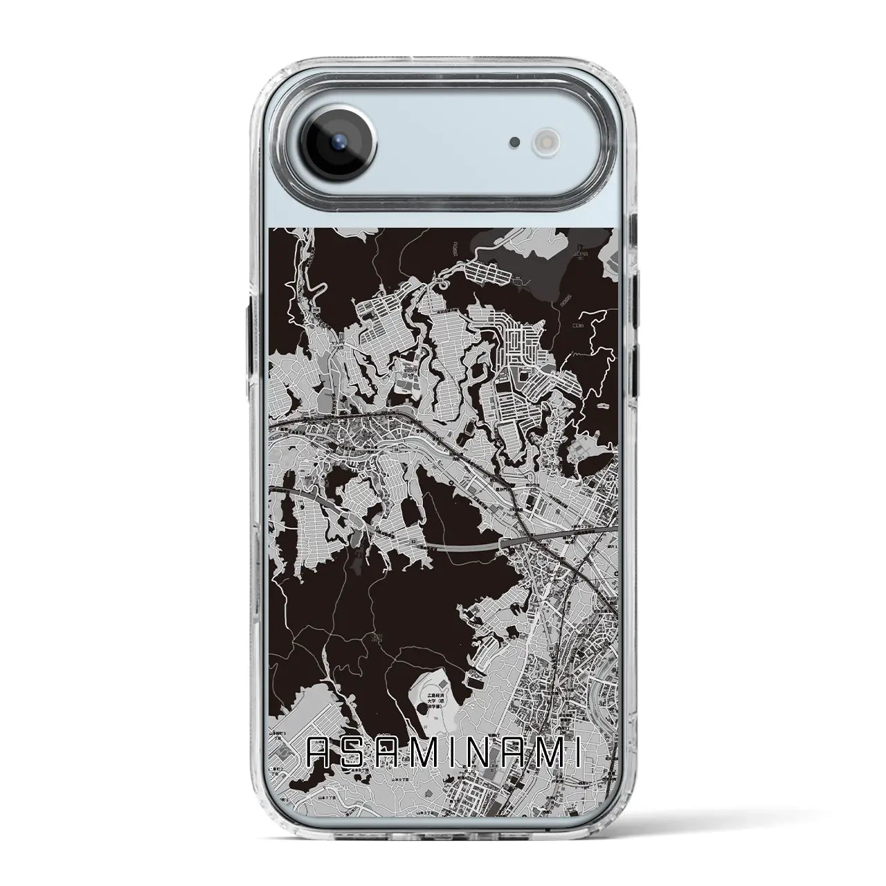 【安佐南（広島県）】地図柄iPhoneケース（MagSafeタイプ）