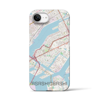 【朝潮橋（大阪府）】地図柄iPhoneケース（バックカバータイプ）