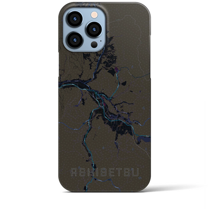 【芦別（北海道）】地図柄iPhoneケース（バックカバータイプ）