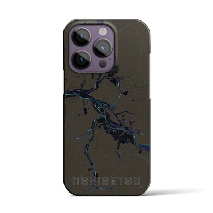 【芦別（北海道）】地図柄iPhoneケース（バックカバータイプ）