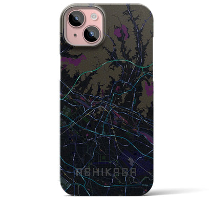 【足利（栃木県）】地図柄iPhoneケース（バックカバータイプ）