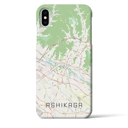 【足利（栃木県）】地図柄iPhoneケース（バックカバータイプ）