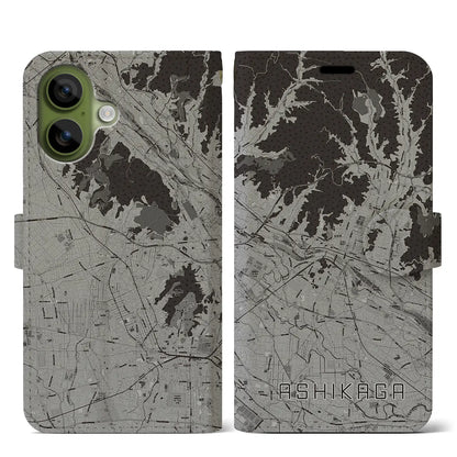 【足利（栃木県）】地図柄iPhoneケース（手帳タイプ）