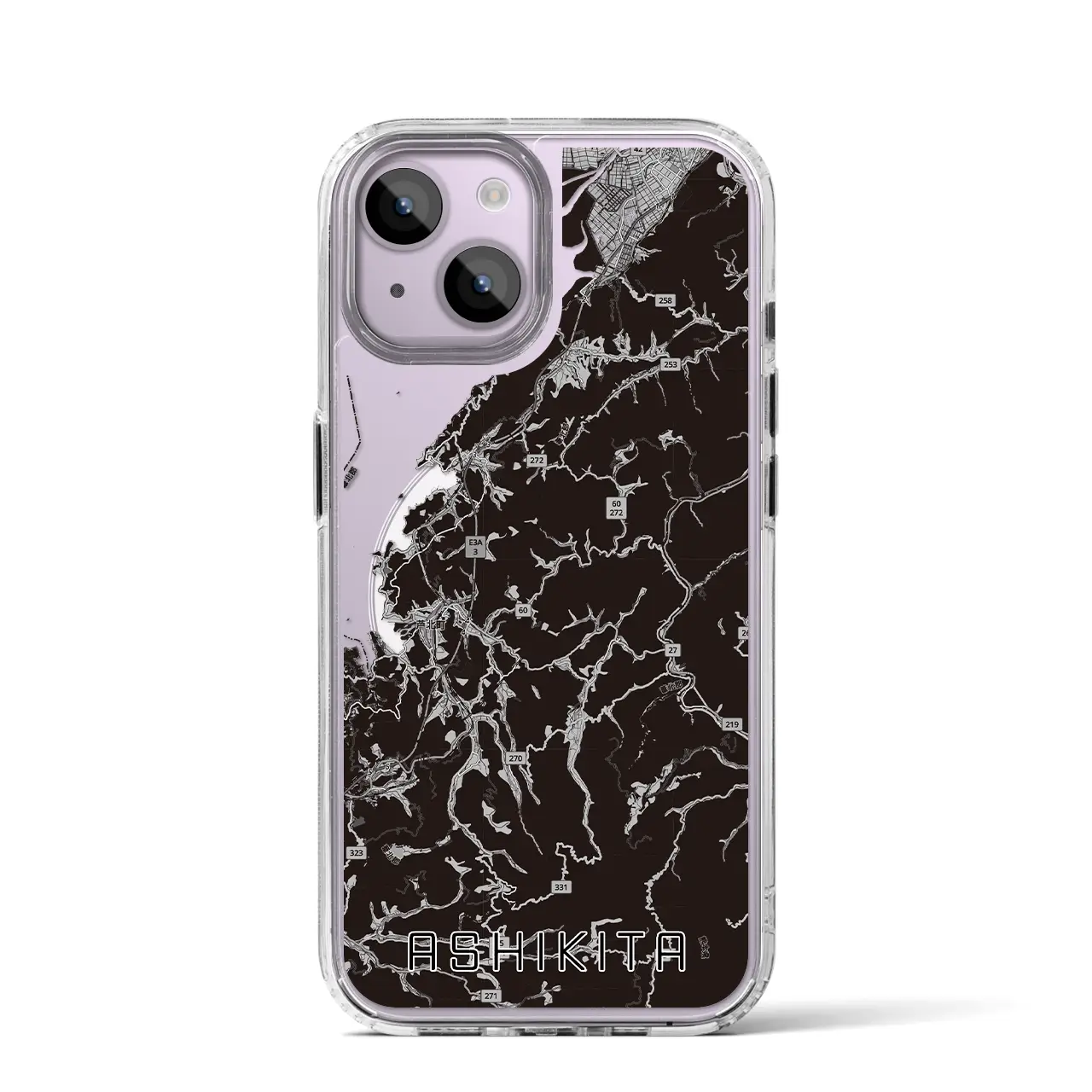 【芦北（熊本県）】地図柄iPhoneケース（MagSafeタイプ）