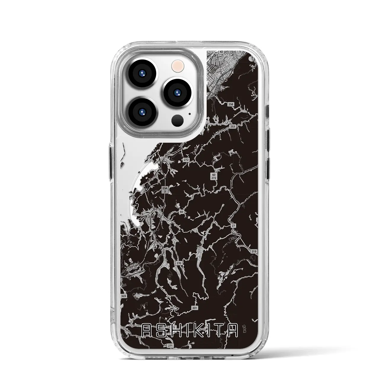 【芦北（熊本県）】地図柄iPhoneケース（MagSafeタイプ）