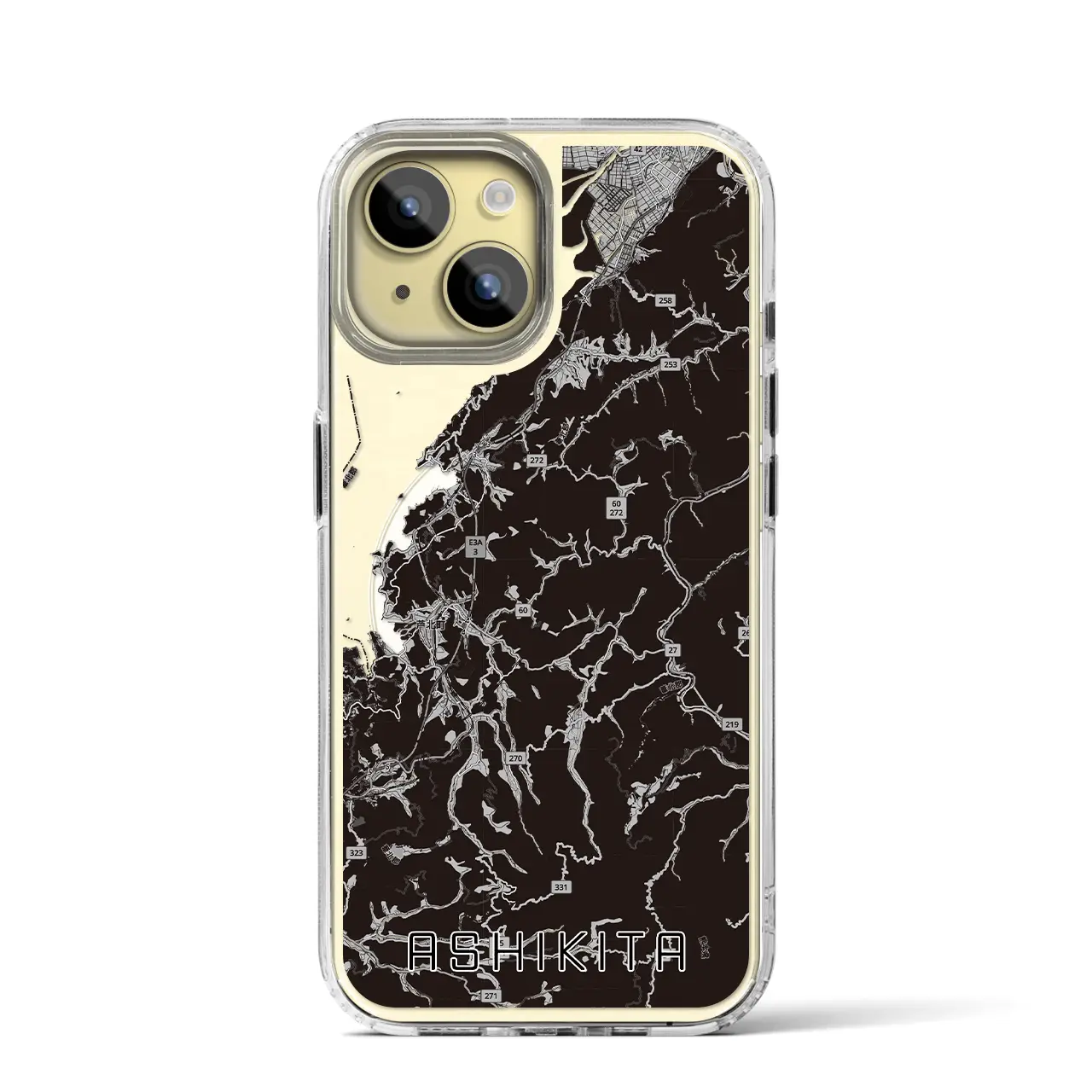 【芦北（熊本県）】地図柄iPhoneケース（MagSafeタイプ）