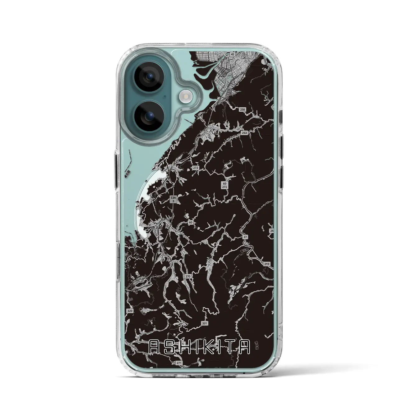 【芦北（熊本県）】地図柄iPhoneケース（MagSafeタイプ）